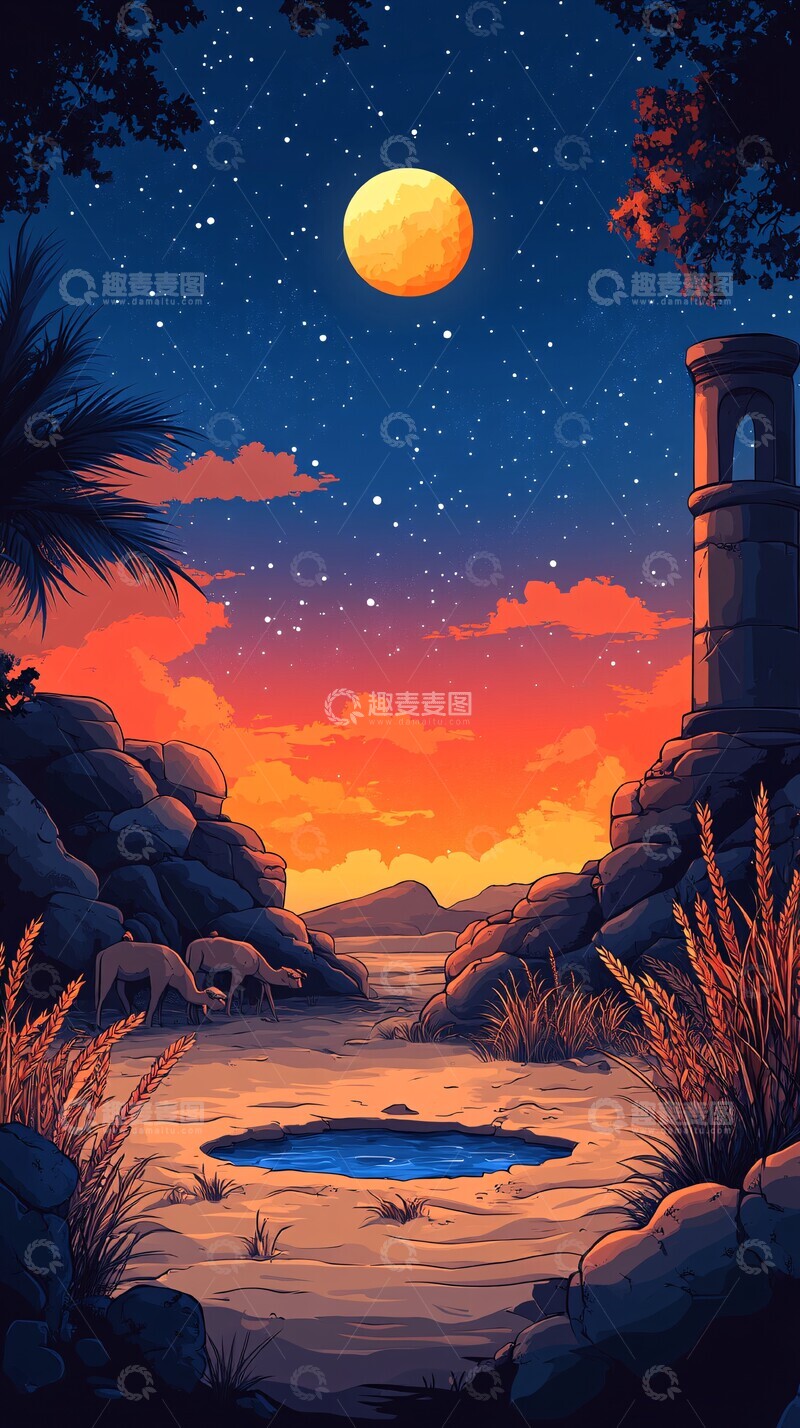 高清大图下载【趣麦麦图】约瑟夫的故事场景1