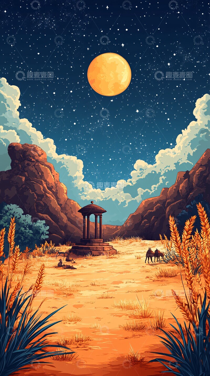 高清大图下载【趣麦麦图】约瑟夫的故事场景