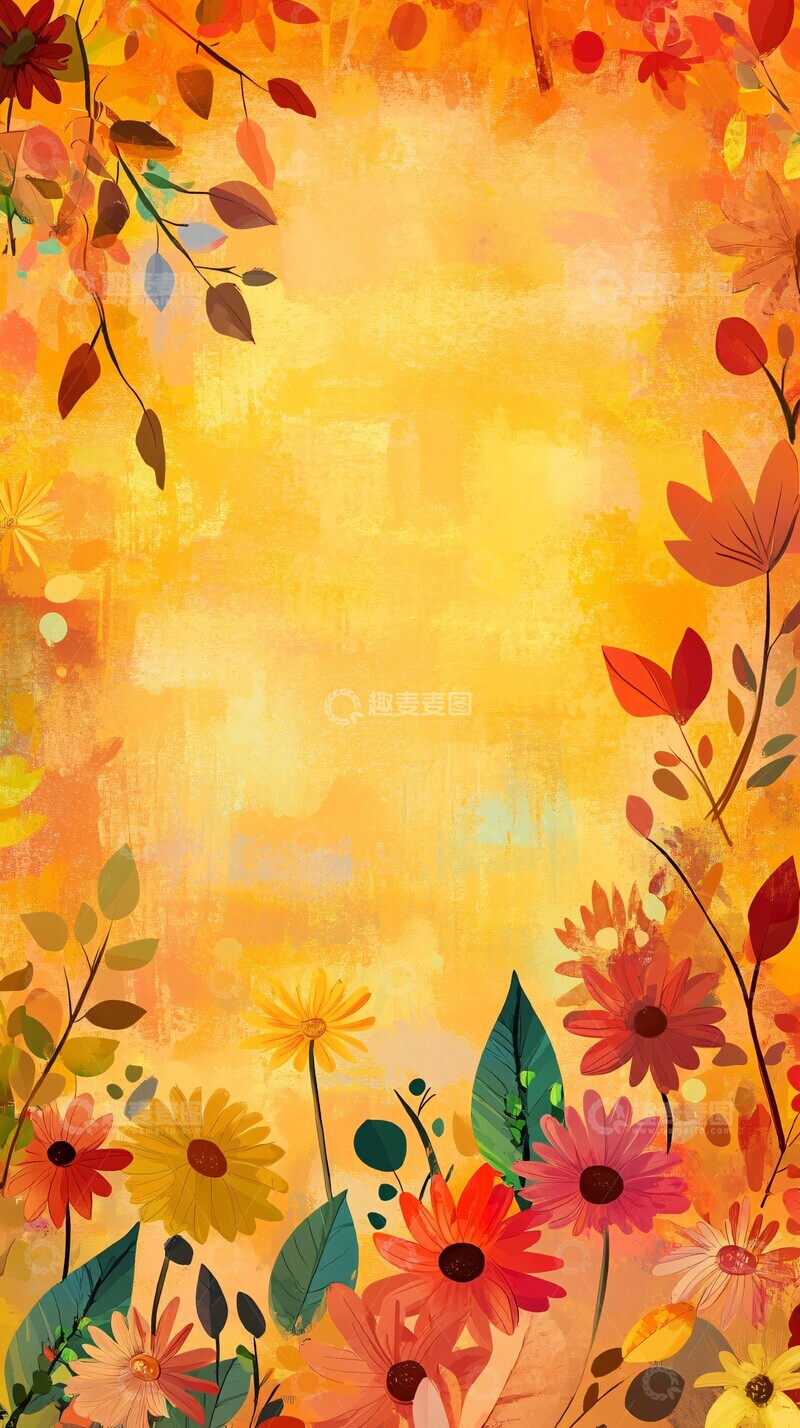 高清大图下载【趣麦麦图】秋日花语秋日花语花朵1