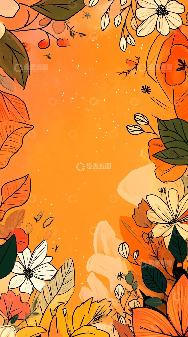 高清大图下载【趣麦麦图】秋日花语秋日花语花朵