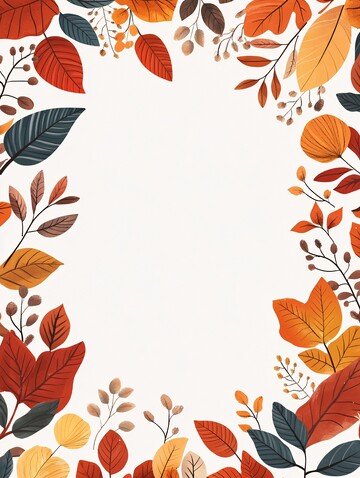 秋日笔记空白页1