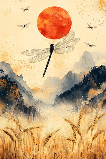 秋收稻田龙秋收稻田阳光1