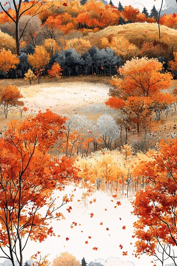 秋色山坡秋色山坡田园1