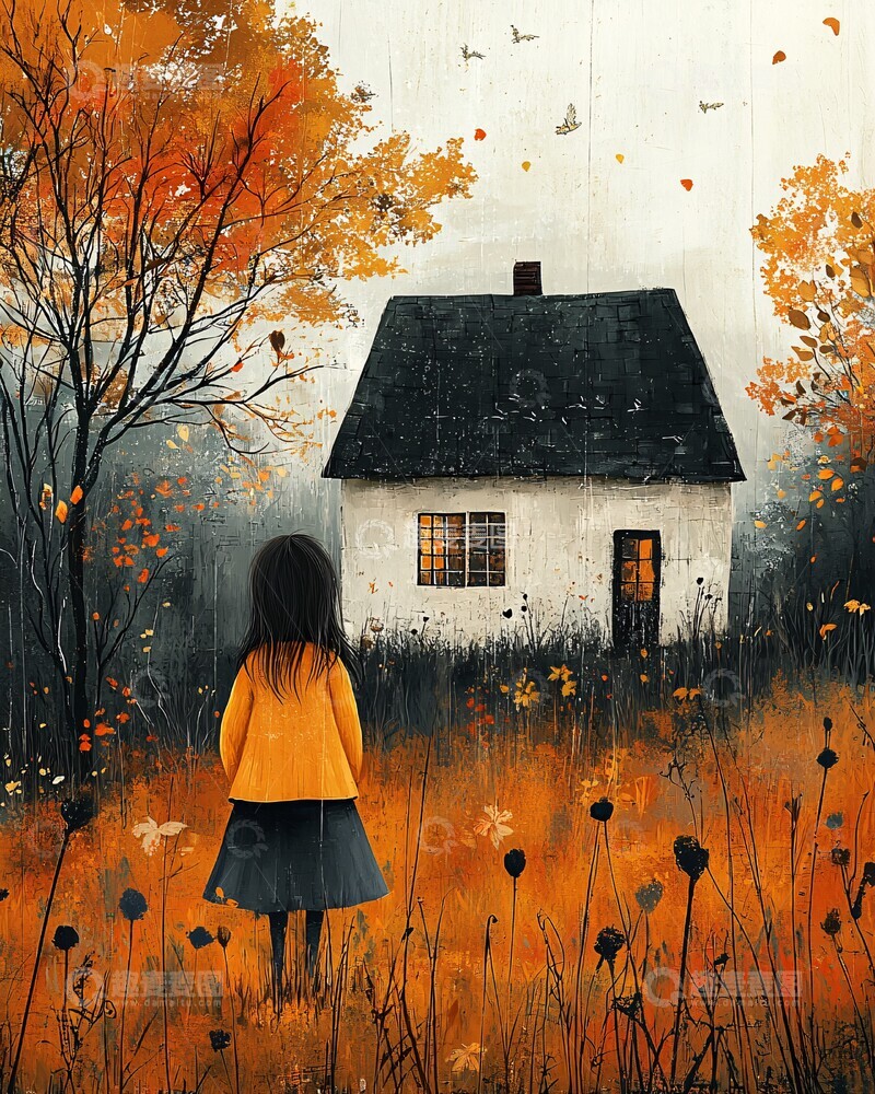 高清大图下载【趣麦麦图】复古插画儿童乐趣