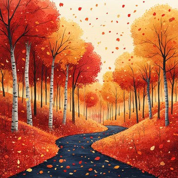 树林秋色树林秋色树木1