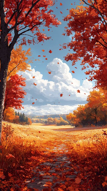 初秋田野初秋田野天空2