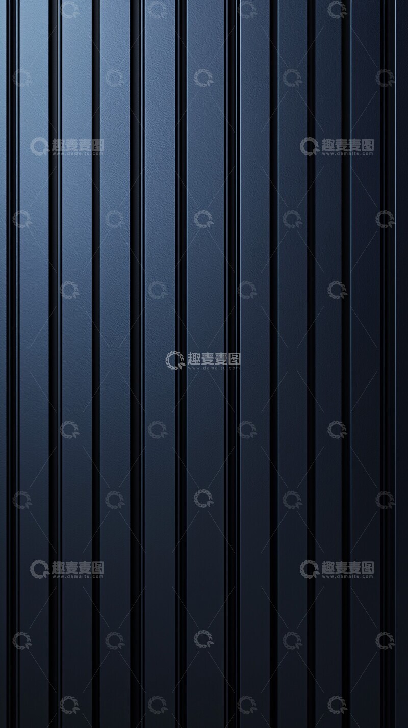 高清大图下载【趣麦麦图】深蓝竖版卡通壁纸2