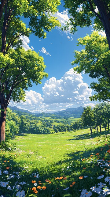 平原树影平原森林叶子2