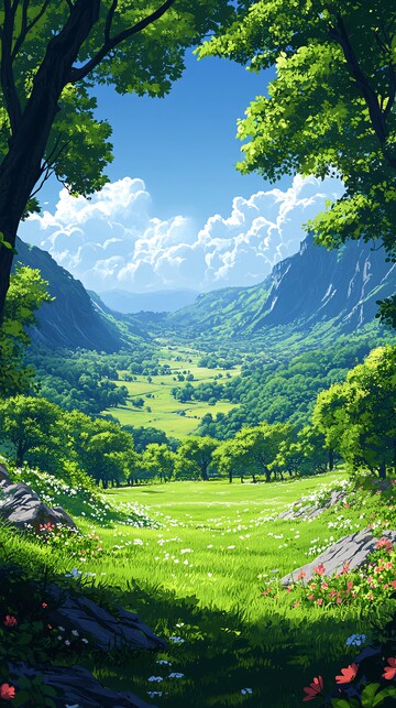 平原树影平原森林叶子1