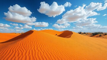 沙丘与晴空沙丘晴空自然