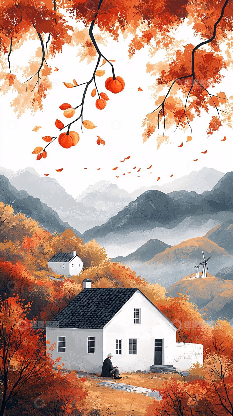 高清大图下载【趣麦麦图】秋日田园风光99