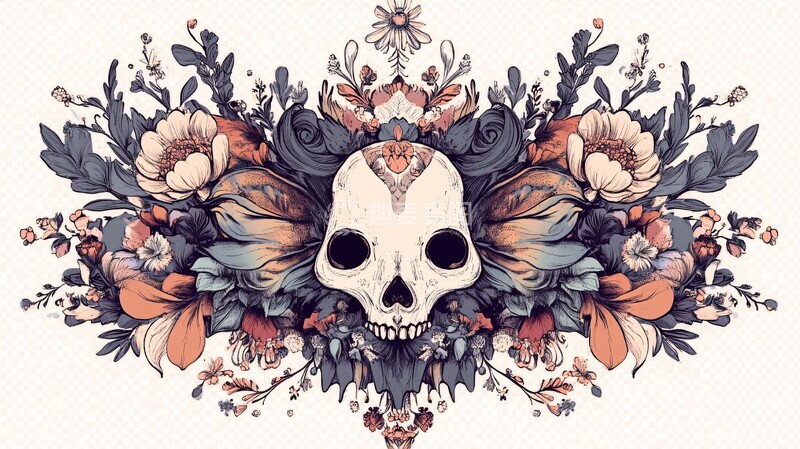 高清大图下载【趣麦麦图】野花精灵衬衫