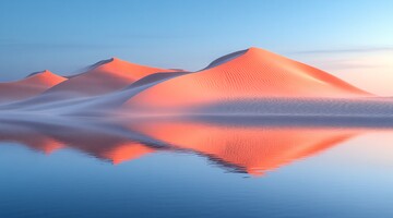 沙漠清晨水波纹2