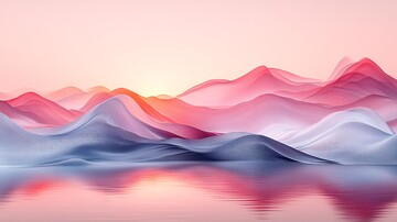 灰岭流水流水天空背景1