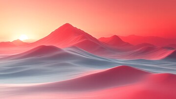 灰岭流水流水天空背景3