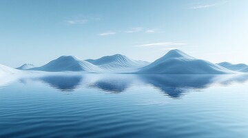 平静湖水与沙丘2