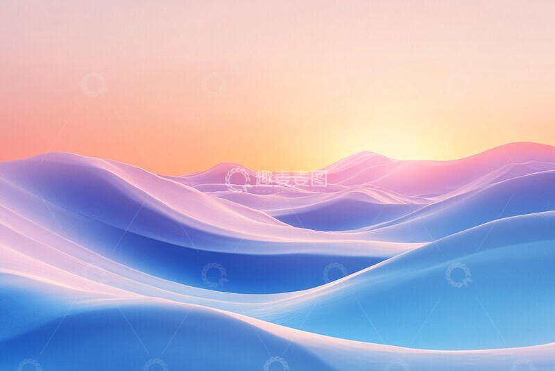 高清大图下载【趣麦麦图】沙丘晨曦沙丘晨曦日出2