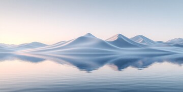 沙丘与水纹沙丘水纹天空