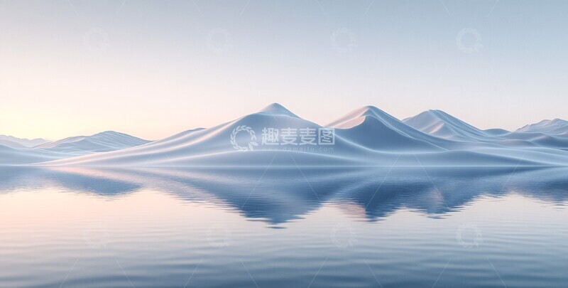 高清大图下载【趣麦麦图】沙丘与水纹沙丘水纹天空