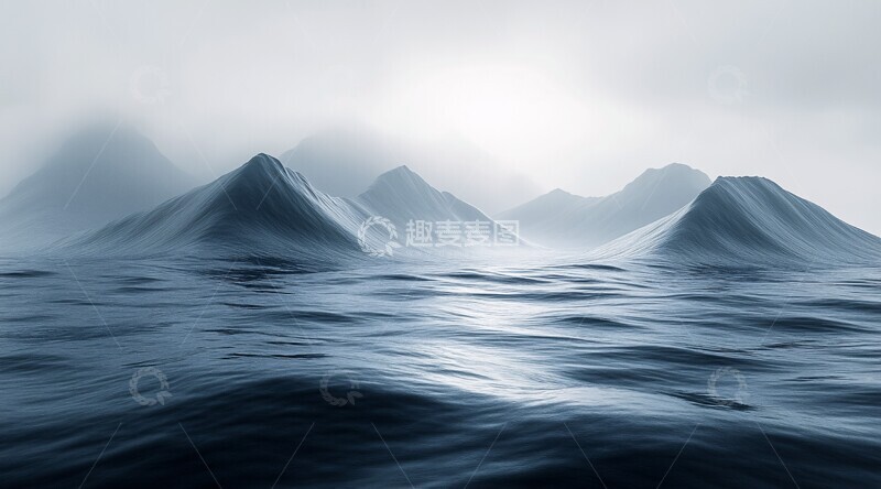 高清大图下载【趣麦麦图】黑白灰景观黑白景观水面