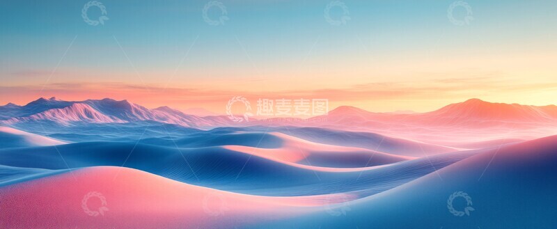 高清大图下载【趣麦麦图】未来抽象景观2