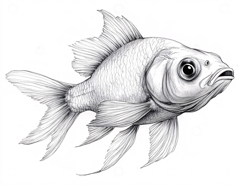 高清大图下载【趣麦麦图】鲤鱼卡通插画3