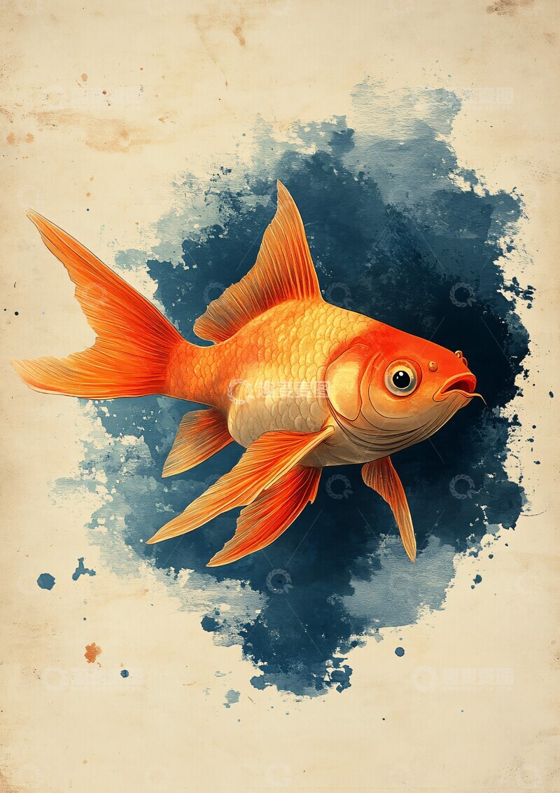 高清大图下载【趣麦麦图】小鱼色彩小鱼色彩儿童2