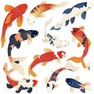 剪纸锦鲤剪纸锦鲤图案1