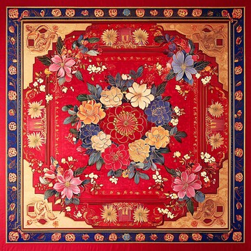 新春佳节对联图案1