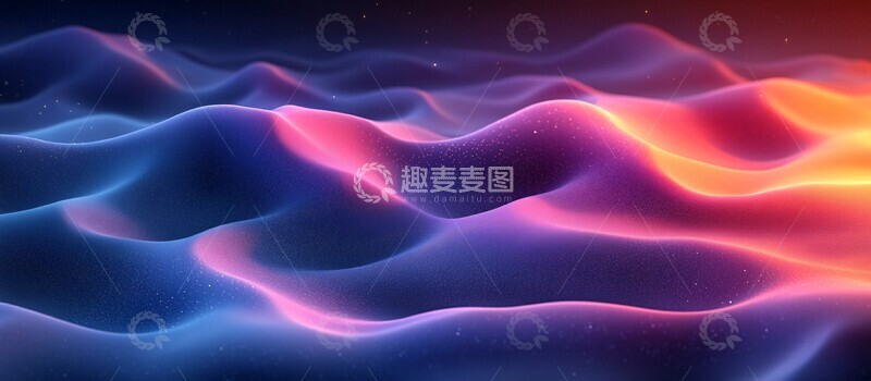 高清大图下载【趣麦麦图】蓝色紫色渐变背景3