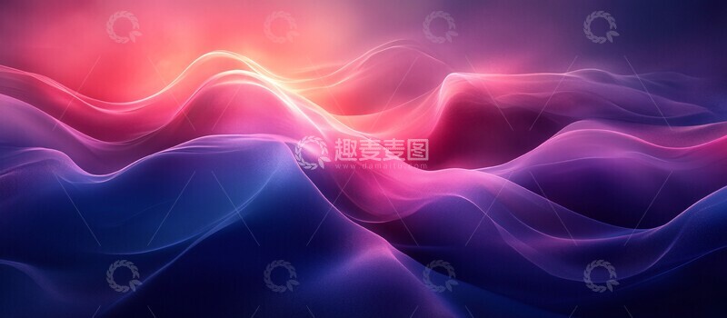 高清大图下载【趣麦麦图】蓝色紫色渐变背景