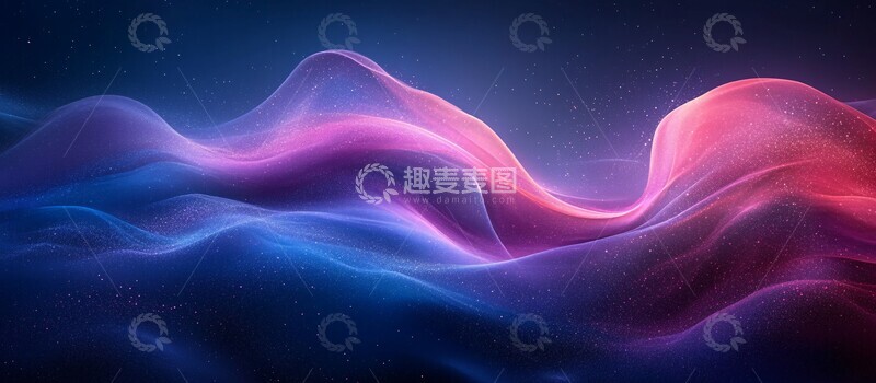 高清大图下载【趣麦麦图】蓝色紫色渐变背景1