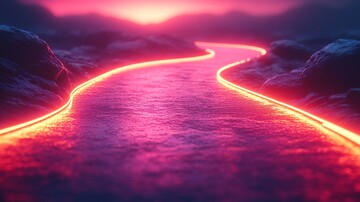 霓虹光效背景图