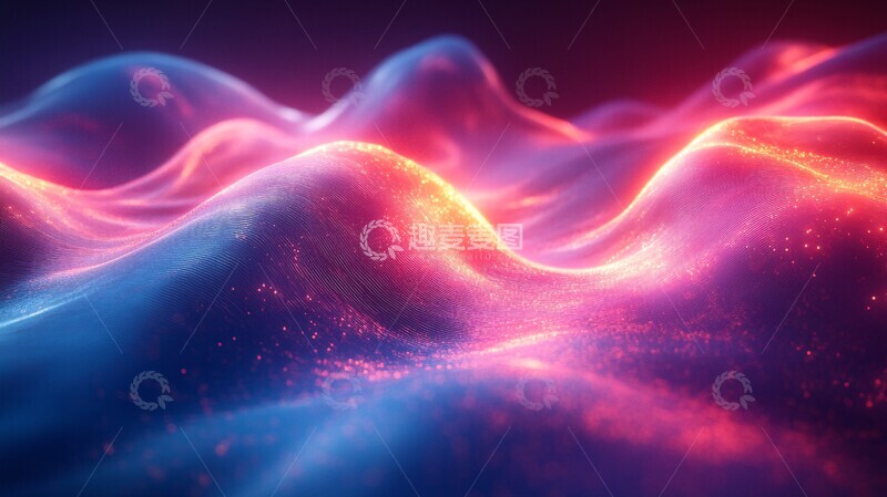 高清大图下载【趣麦麦图】霓虹能量流霓虹能量蓝色