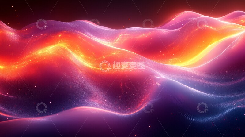 高清大图下载【趣麦麦图】流动抽象波纹