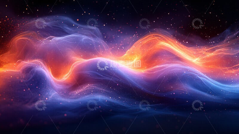 高清大图下载【趣麦麦图】紫色烟雾电路能量2