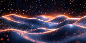 数字流线与点阵图