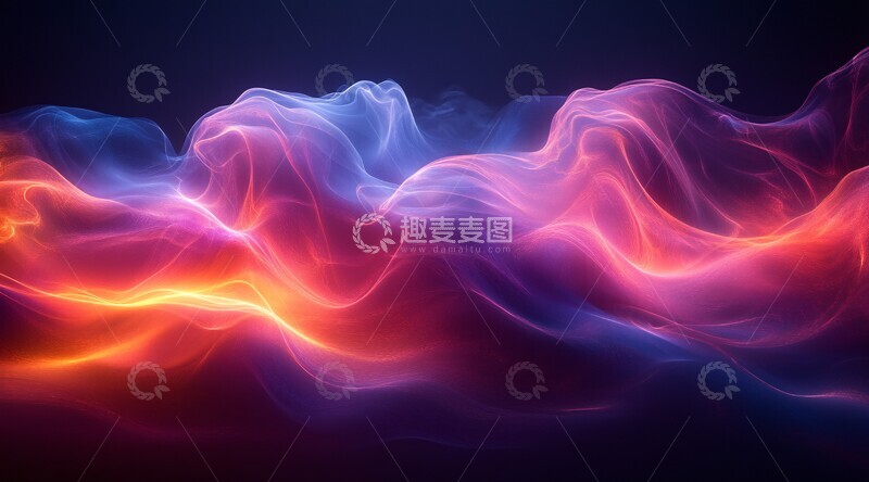 高清大图下载【趣麦麦图】暗黑流动光影