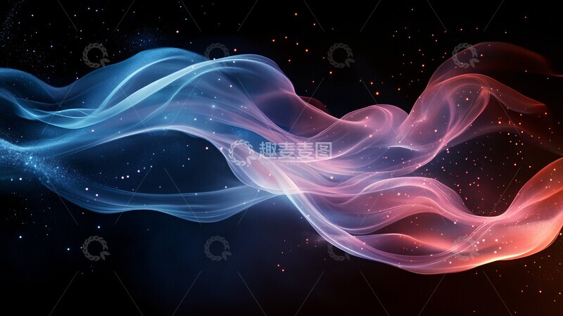 高清大图下载【趣麦麦图】优雅线条交织