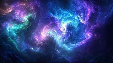 能量曲线能量蓝色紫色