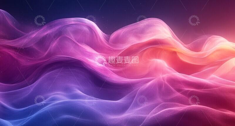 高清大图下载【趣麦麦图】紫色粉色渐变背景2