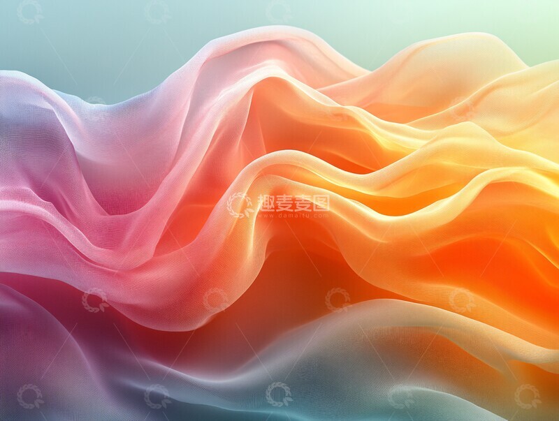 高清大图下载【趣麦麦图】波浪抽象背景