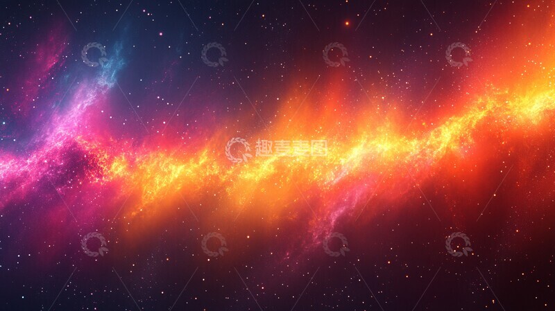 高清大图下载【趣麦麦图】橙黄紫蓝渐变1