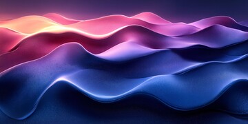 流动蓝紫波纹