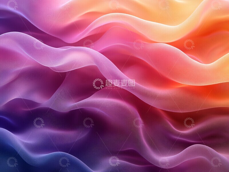 高清大图下载【趣麦麦图】波浪抽象背景2