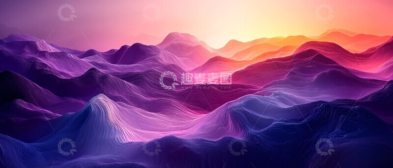 高清大图下载【趣麦麦图】紫色渐变背景 1