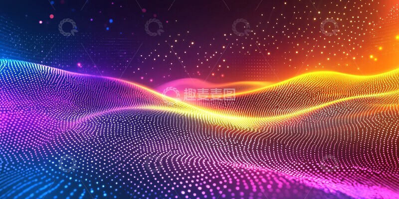 高清大图下载【趣麦麦图】紫色蓝色渐变背景1