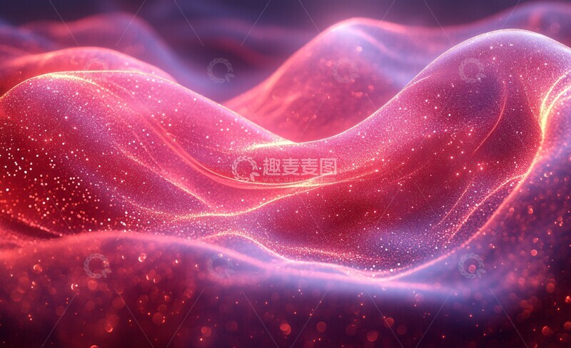 高清大图下载【趣麦麦图】数字信息流曲线2