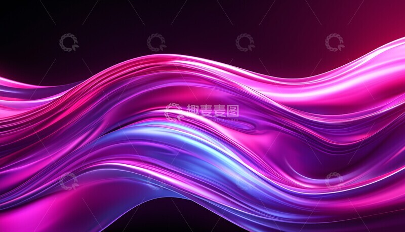 高清大图下载【趣麦麦图】彩色线条抽象图