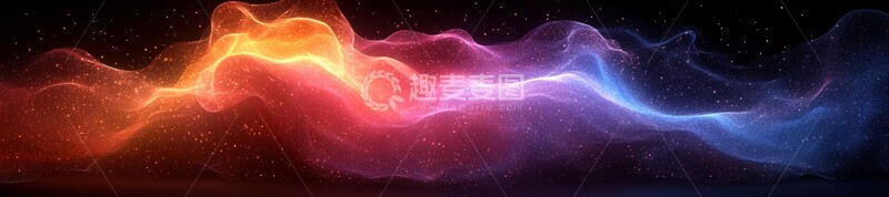 高清大图下载【趣麦麦图】量子波数字图像1